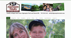 Desktop Screenshot of algonquinwoods.com